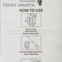 Terlaris Tekiro Obeng Listrik Elektrik Insulation Screwdriver Limited