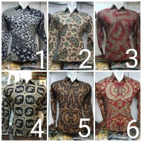 Kemeja Baju Batik Pria Panjang Grosir Seragam Ika Fashion Tanah Abang