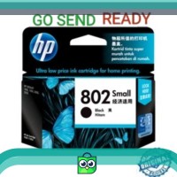 HP 802 SMALL ORIGINAL Black Ink Catridge Hitam kecil printer 1000