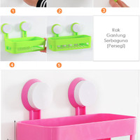 Produk As Seen On TV Rak Tempat Sabun Kamar Mandi / Bathroom Shelves