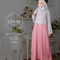 Gamis muslimah hai hai GM 19 Pink