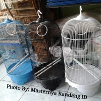 KANDANG BURUNG BESI BESAR BOOM FULLSET U/ LOVEBIRD/PARKIT & LAINNYA