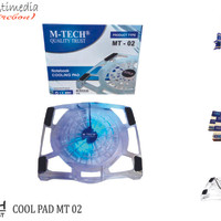 Kipas Notbook- Laptop Pendingin Suhu M-Tech MT02 Cooling Pad Eksternal