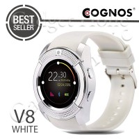 BARANG BARU Cognos Smartwatch DZ11 - GSM V8 - White READY STOCK