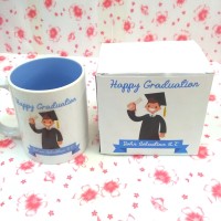 Custom Gelas Dalam Warna + Box Print Bsia Satuan