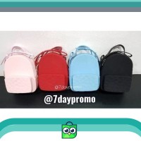 Tas Selempang Silikon Jelly Water Cube MINISO Bag