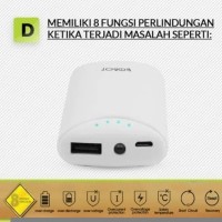 canggih Powerbank Power Bank VIVAN ROBOT RT5700 5200mAh