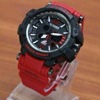 Jam Tangan Pria D Ziner Dz 8090 Original Black Red Biasa Pake Berena