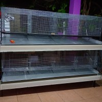 Kandang galvanis alas plat galvalum 8 hole