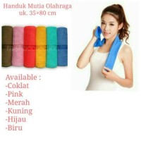 Handuk Olahraga Mutia Mat Cotton Ukuran 30x70 Premium Quality Casual