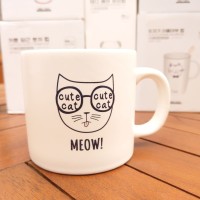 Gelas Mug Kucing Meow - Cat Print Coffee Mug 320ml Kualitas Bagus