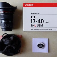 Lensa Canon EF 17-40 mm f/4 L USM Wide 17-40mm f/4L f4 Like New UB