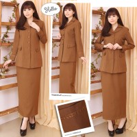 Jas PNS Khaki Tua Blazer Pemda Tua Seragam Guru PNS set Rok kd 7001