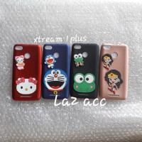 Case evercoss xtream 1plus karakter 3d emon softcase casing silikon