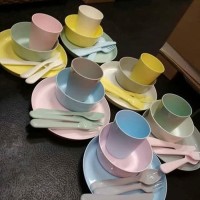 Jual Cutlery Set Alat makan Anak set Ikea Kalas Alat makan Bayi BPA FREE Murah