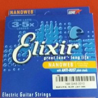 Kualitas Terbaik senar gitar listrik elixir original nanoweb (,010 -