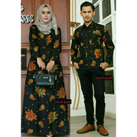 Couple Gamis Murah Batik Nirwana Kebaya Sogan Best Seller