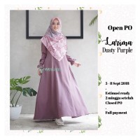 Larima dress gamis katun supernova busui original GREENISM