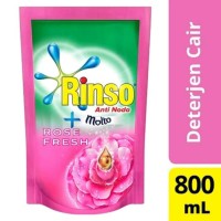 Jual RINSO CAIR ANTI NODA LIQUID + MOLTO 800ML DETERJEN CAIR KONSENTRAT Murah