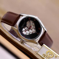 Jam Tangan Wanita / Cewek RC Love Ambience Leather Brown