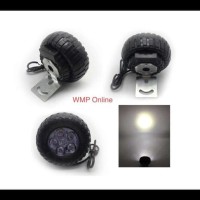 Murah! Lampu Tembak 6Led Model Ban 3 Mode Sorot 30W Universal Motor