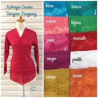 Kebaya Encim Panjang Ke02 Size Jumbo (2L- 5L) Kebaya Betawi / Kartini