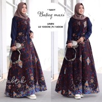 Gamis Batik Modern Baju Muslim Pesta Wanita BATEEQ Ori