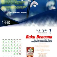 Kalender 1440 Hijriyyah 2019 Masehi Custom Disertai Puasa Sunnah