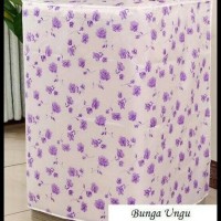 Cover/Sarung Mesin Cuci 1 Tabung Bukaan Atas (Bahan Satin Tebal)