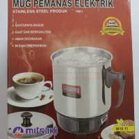 PEMANAS AIR TEKO MUG LISTRIK Stainless Stell Panci Mitsaki 11 CM 11Cm
