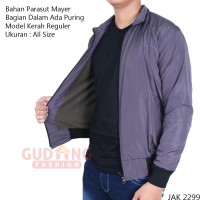Jaket Parasut Mayer Baseball Polos - JAK 2299