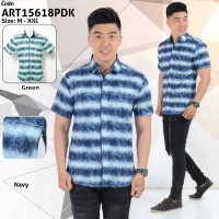 Kemeja Motif Slimfit Pria Lengan Pendek Andre Michel 15618pdk