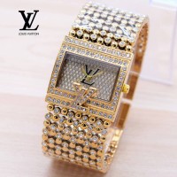 Jam Tangan Wanita LV Louis Vuitton Merica Logo Jam Tangan Cewek Pria