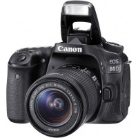 CAMERA CANON EOS 80D + LENSA 18-55 IS STM WIFI