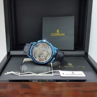 Jam Tangan Pria Corum Skeleton + Box Original