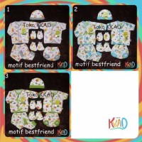 Murah Berkwalitas Pakaian baju bayi baru lahir (newborn) velvet A-1