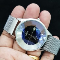 PROMO!!! JAM TANGAN PRIA OMEGA TANGGAL RANTAI PASIR MAGNET