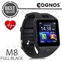 SALE! COGNOS M8 SMARTWATCH HEART RATE DZ09 SMART WATCH - FULL BLACK