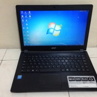 Laptop Pelajar Acer One Z1401 Celeron Ram 2GB Hdd 320GB Bekas Mulus