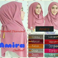 hijab wanita muslim jilbab instan cewek kerudung cantik amira