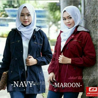 JAKET PARKA JUMBO BIG SIZE WANITA XL XXL BOMBER PARASUT CEWEK BLAZER