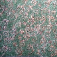 Background Studio Photo 3 X 2,5M Corak Motif Batik Jawa