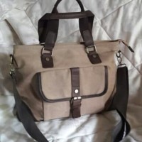 tas kanvas vintage merk zapatos preloved