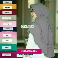 Jilbab instan madu / jilbab murah