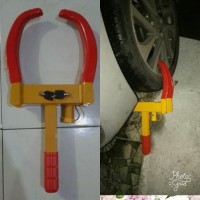 Limited Kunci gembok kunci pengaman mobil model di roda ban
