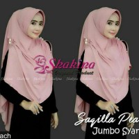 Jual HIJAB KERUDUNG JILBAB INSTAN KHIMAR SHAKIRA SAQILlA PEARL JUMBO SYARI Murah