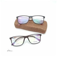Frame Kacamata Minus Optik CARTIER + Lensa Antiradiasi