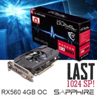 SAPPHIRE PULSE Radeon RX 560 4GB DDR5 (LAST 1024 SP!)