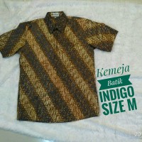 Kemeja Batik Indigo