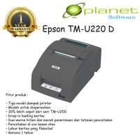 Printer Kasir Mini printer Epson TM-u220 D Garansi Resmi Epson Limited